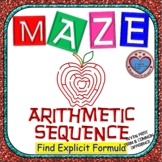 Maze - Find Explicit Formula of Arithmetic Sequence given a1 & d