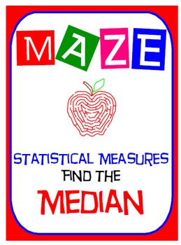 Preview of Maze - Find the Median