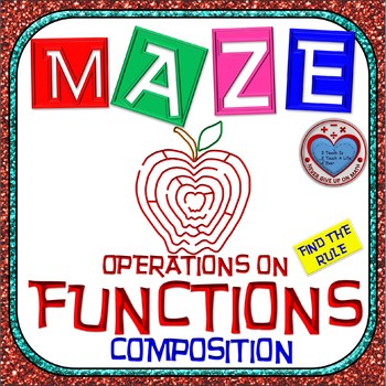Preview of Maze - Functions - Composition of Functions (Find the Rule)