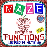 Maze - Functions - Inverse of Functions (Find the Rule) - 