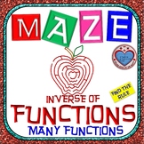 Maze - Inverse of Functions (Find the Rule) Level 2:- Many