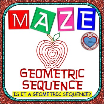 Preview of Maze - Is it A Geometric Sequence?