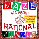 Maze - MEGA BUNDLE Rational Expressions, Rational Function