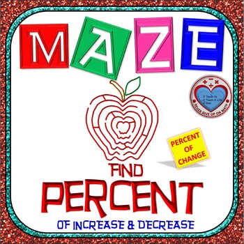 Preview of Maze - Percentage of Change (Percentage of Increase & Decrease)