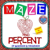 Maze - Percentage of Change (Percentage of Increase & Decrease)