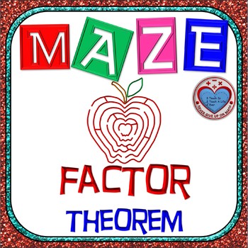 Preview of Maze - Polynomial Functions & The Factor Theorem