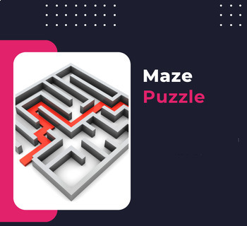 Preview of Maze Puzzle Book For Kids