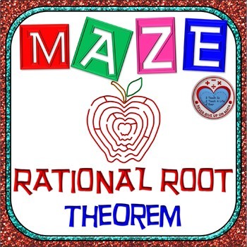 Preview of Maze - Rational Root Theorem: How many POSSIBLE Roots are there?