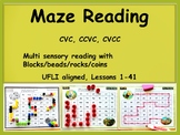 ELA, Phonics, Centers, Maze Reading, CVC, CCVC, CVCC, UFLI