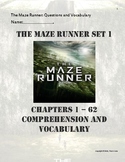 Maze Runner Questions and Vocabulary