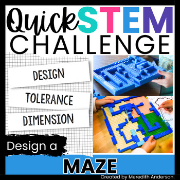 Preview of Design a Maze STEM Challenge - Quick STEM Activity