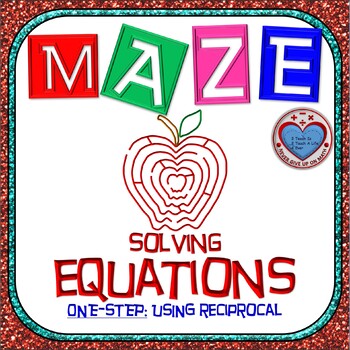 Preview of Maze - Solving One Step Equation: Using RECIPROCAL