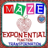 Maze - Transformation of Exponential Functions