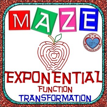 Preview of Maze - Transformation of Exponential Functions