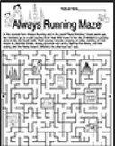 Maze and Vocabulary for Always Running and Race Politics, 