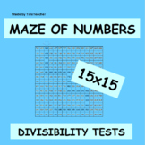 Maze of Numbers_4, Multiplication Table, Divisibility Test