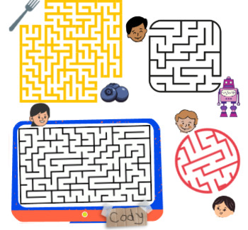 Preview of Mazes - Book Activity #3 - You Can't Talk to My Friend, Cody