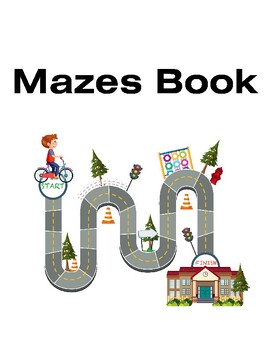 Preview of Mazes Book for kids