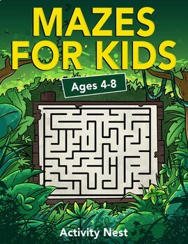 Preview of Mazes For Kids Ages 4-8 (60 Mazes)