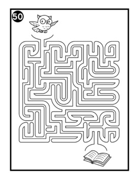 Mazes For Kids Ages 4-8 (60 Mazes) by Activity Nest