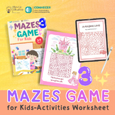 Mazes Game 3 - maze puzzle!! 40 Pages.