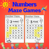 Mazes Game,Coloring the Matching Numbers,Activities Math P