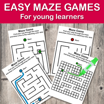 Preview of Mazes / Games for young learners / Early Finishers 