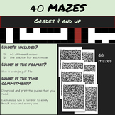 Mazes | Puzzles | Early finishers
