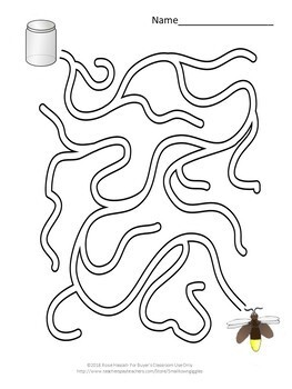 Mazes for Kids Tracing Worksheets Distance Learning Packets Special