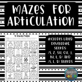 Mazes for Articulation: Later Developing Sounds