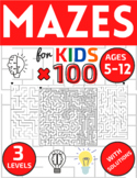 Mazes for Kids Ages 5-12 | Easy Medium Hard Levels | Logic