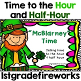 McBlarney Time -Telling time to the hour and half hour