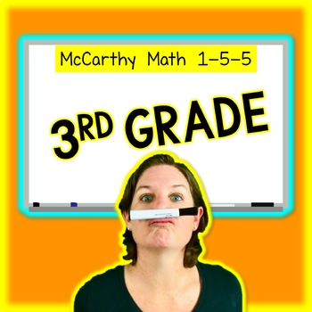 Preview of 3rd Grade FULL YEAR Math Curriculum | Distance Learning | 155 Video Lessons
