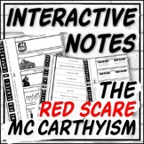 McCarthyism and the Red Scare Interactive Notes Pages