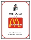 McDonald's Internet Hunt Web Quest