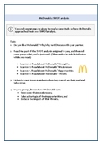 McDonald's: SWOT Analysis