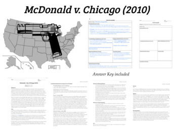 Preview of McDonald v. Chicago (2010)