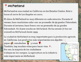 McFarland USA: Lecturas y Guía (español)