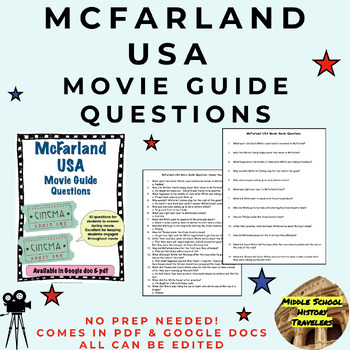 Preview of McFarland USA Movie Guide Questions