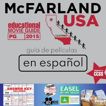 Preview of McFarland, USA Movie Guide in Spanish | Español | Questions (PG - 2015)