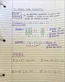 McGraw-Hill 7th Grade Math Notes Outlines Ch. 4 - 7