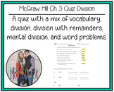 McGraw Hill - Chapter 3 Quiz Division