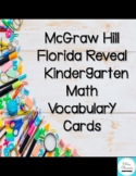 McGraw Hill Florida Reveal Math Kindergarten Vocabulary Cards