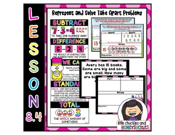 Preview of McGraw Hill Lesson 8.4 - Represent and Solve Take Apart Problems