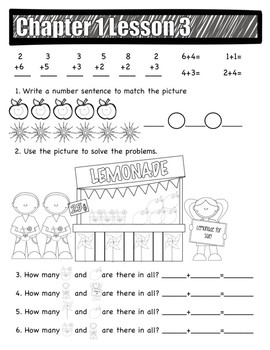 Mcgraw Hill My Math First Grade Chapter 1 Supplement Resource Tpt