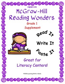 mcgraw hill grade reading paste wonders supplement write read