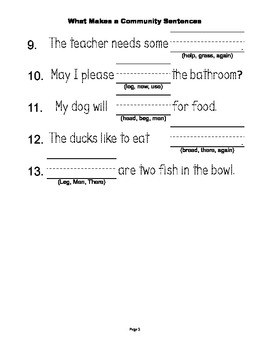 McGraw Hill Reading Wonders © 1st Grade Unit 2 Week 1 Sentences by Dana ...