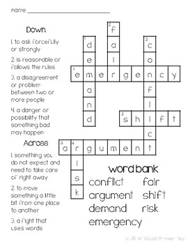 English Crossword Puzzles With Answers For Class 3 | crossword mysteries