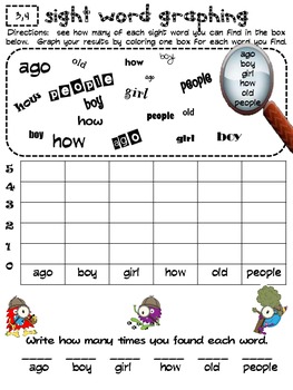 McGraw Hill Reading Wonders: High Frequency Word Graphing ...