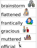 McGraw Hill Reading Wonders Vocabulary Unit 1 Grade 4 (Wit